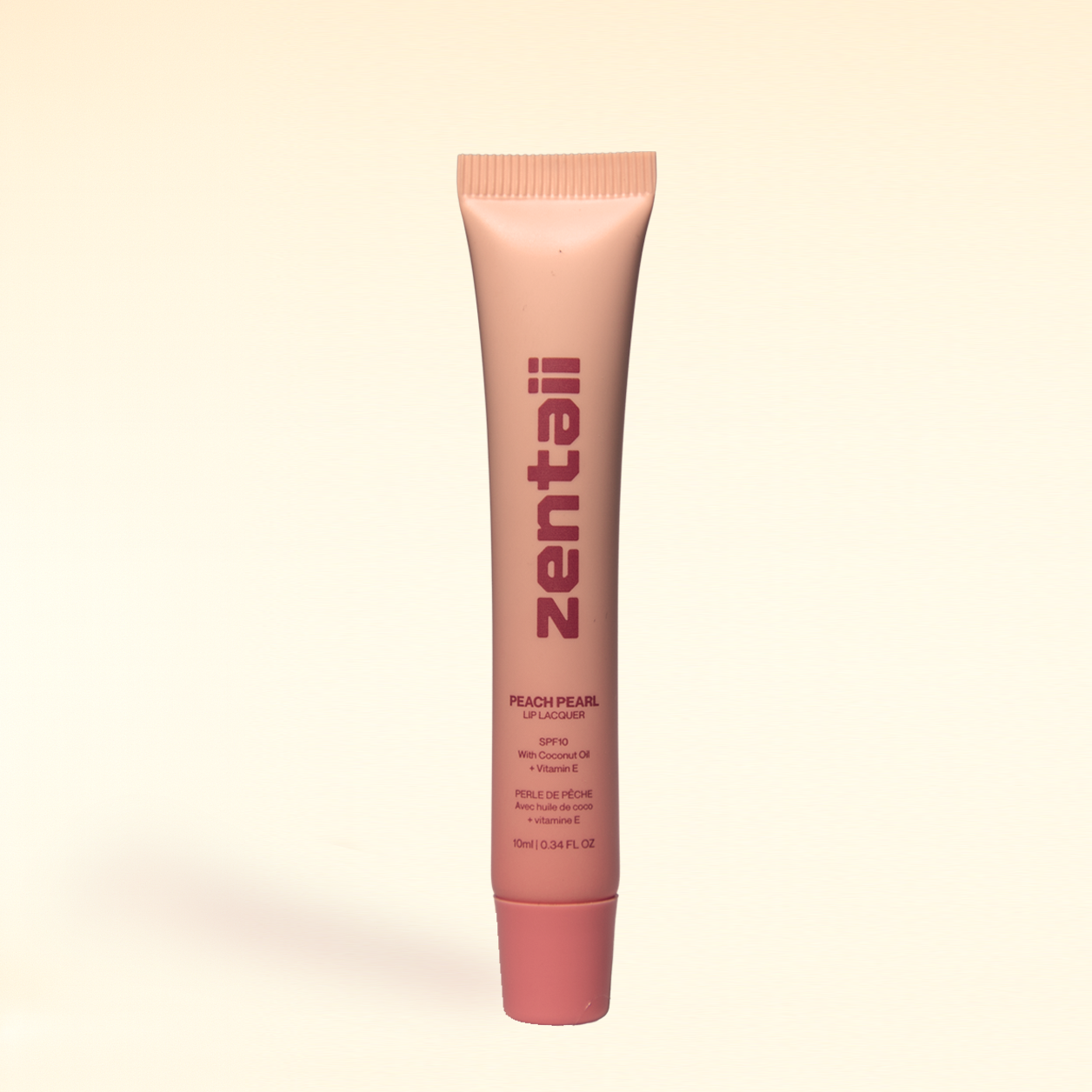 Zentaii Peach Pearl Lip Lacquer