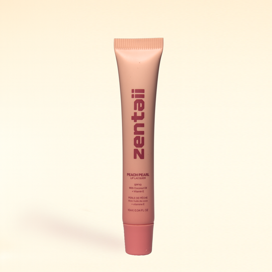 Zentaii Peach Pearl Lip Lacquer