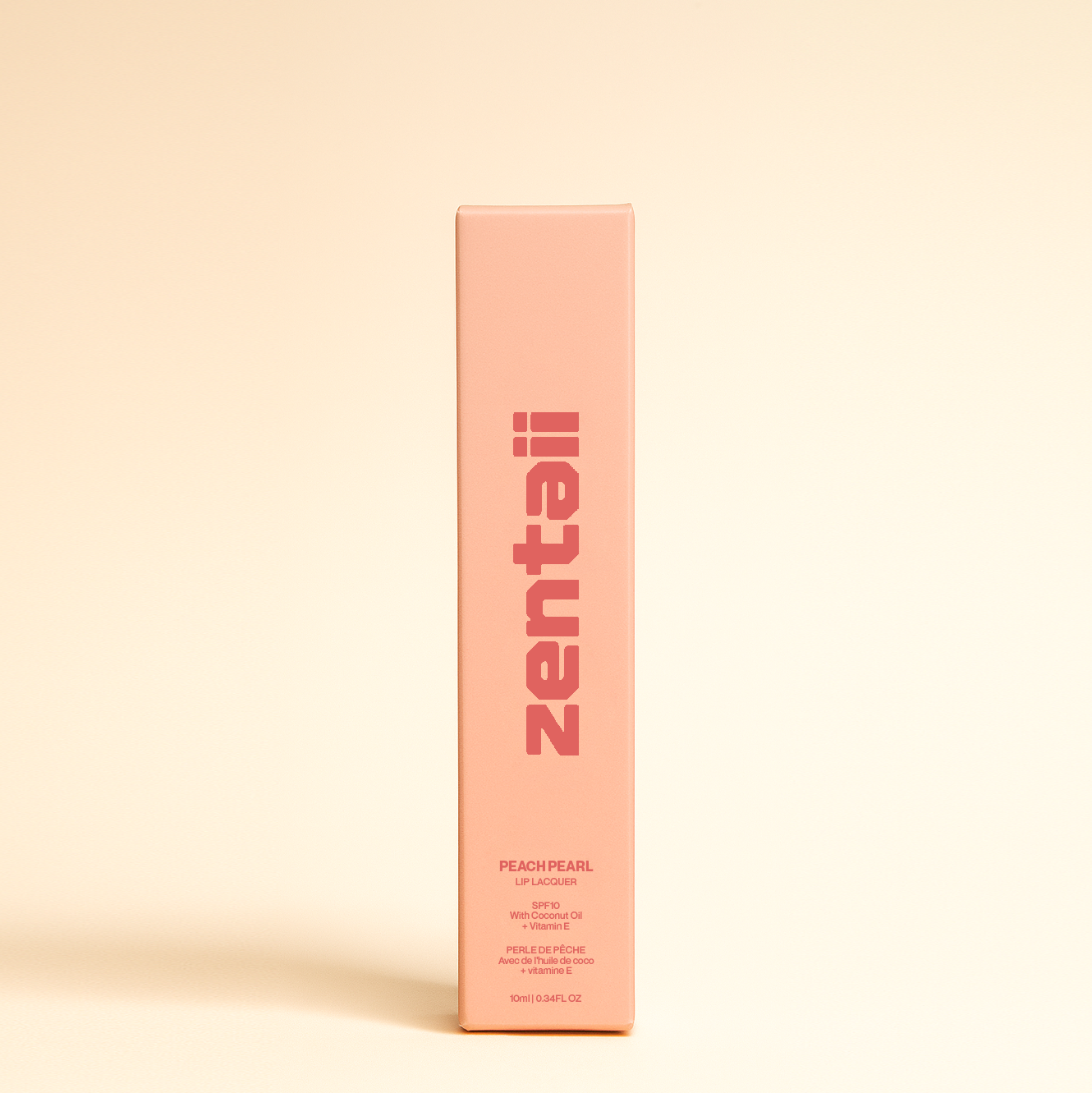 Zentaii Peach Pearl Lip Lacquer