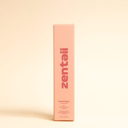 Zentaii Peach Pearl Lip Lacquer
